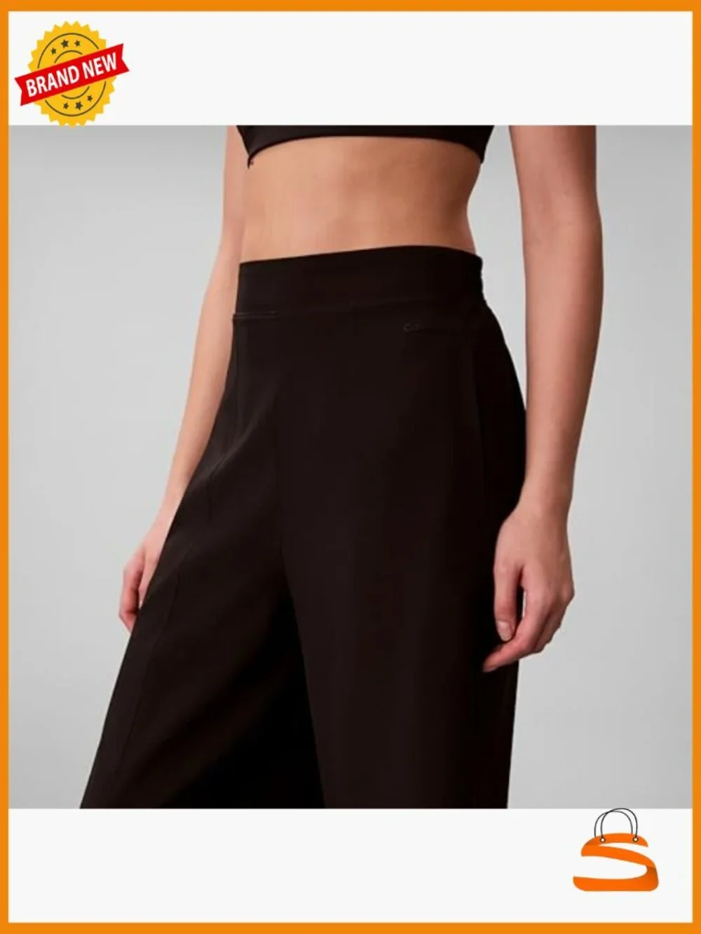 Wide Leg Capri Pants, Moisture Wicking, Quick Dry, Pull On Waist - Picture 4 of 4